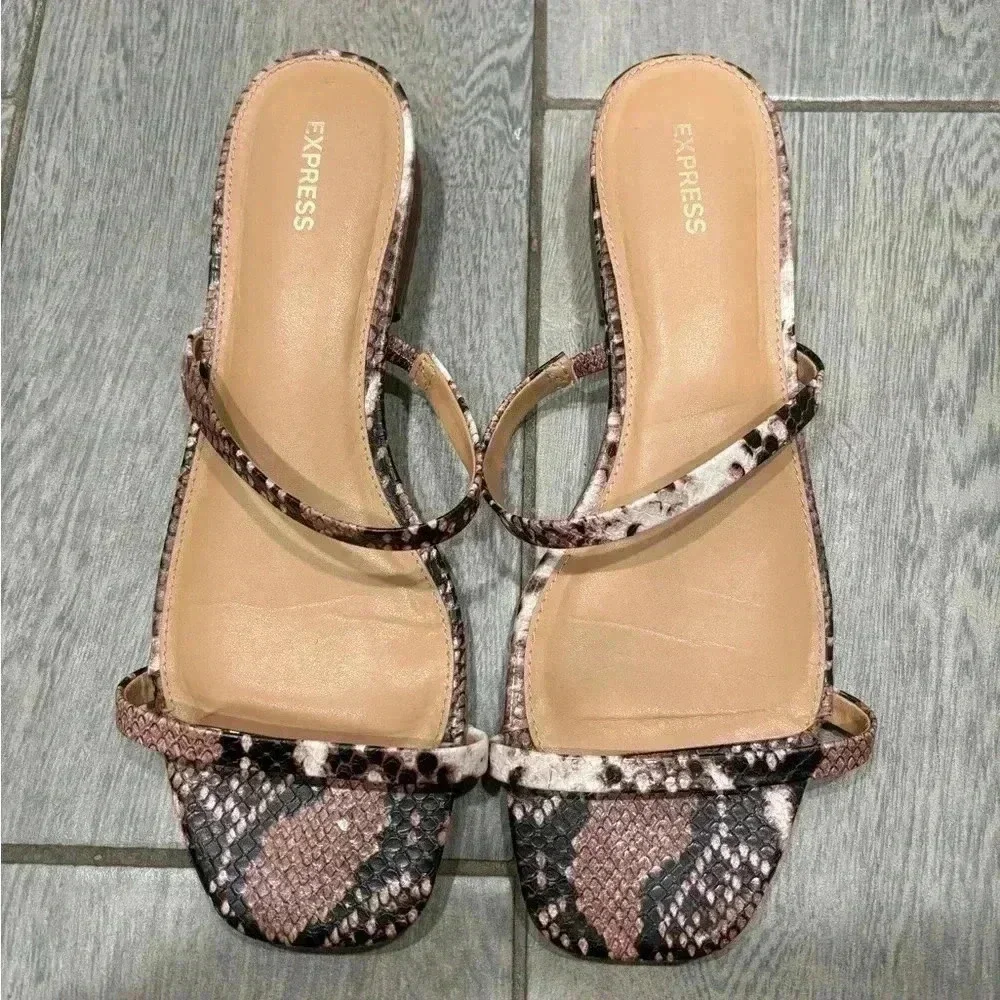 Express Heel Sandals Size 10 - Picture 2 of 5